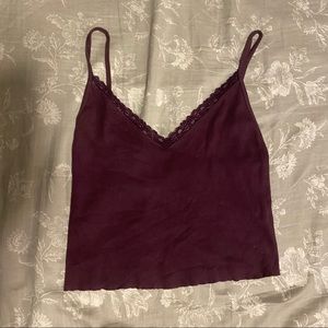 Brandy Melville Burgundy Tank